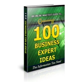 100 Business Expert Ideas Unrestricted PLR Ebook